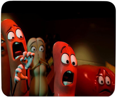 

GMX Mouse Pads for Laptop, computer Sausage Party print for work with comfort - best mouse pads - S.No : 0326 Mousepad(Multicolor)