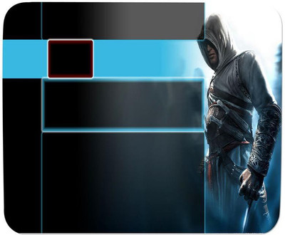 

GMX Mouse Pads for Laptop, computer Assasin Creed print for work with comfort - best mouse pads - S.No : 0366 Mousepad(Multicolor)