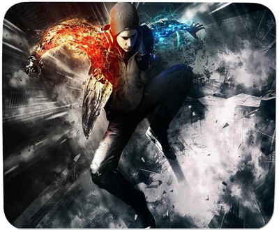 

GMX Mouse Pads for PC, Laptop Infamous Second Son print for gaming pc at cheap price - S.No : 0362 Mousepad(Multicolor)