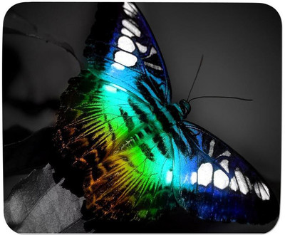 

GMX Mouse Pads for Laptop, computer Butterfly print for work with comfort - best mouse pads - S.No : 0416 Mousepad(Multicolor)