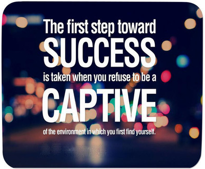 

GMX Mouse Pads for Laptop, Success Thought print for PC Computer, Gaming, Cheap price - S.No : 0421 Mousepad(Multicolor)