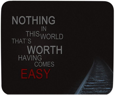 

GMX Best Mouse Pads for Laptop Inspiring Thought print for Gaming & work - Cheap mouse pads - S.No : 0247 Mousepad(Multicolor)
