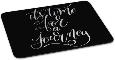 

100yellow Mouse pad | it’s time for a journey Quote Printed Mouse Pad Designer High Quality Anti Skid Mouse Pad For Desktop and Laptop Computer-Black Mousepad(Multicolor)