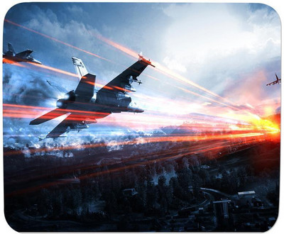 

GMX Mouse Pads for Laptop, computer Jet Fighter print for work with comfort - best mouse pads - S.No : 0306 Mousepad(Multicolor)