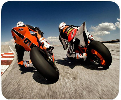 

GMX Best Mouse Pads for Laptop Bikers print for Gaming & work - Cheap mouse pads - S.No : 0297 Mousepad(Multicolor)