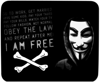 

GMX Mouse Pads for Laptop, computer Joker Thought print for work with comfort - best mouse pads - S.No : 0456 Mousepad(Multicolor)