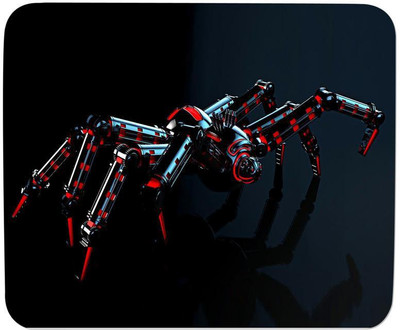 

GMX Mouse Pads for Laptop, PC Metallic Spider print for office pc and home computer - S.No : 0364 Mousepad(Multicolor)