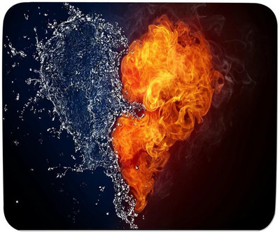 

GMX Mouse Pad for PC, Laptop Fire & Water print for gaming pc, home, office - S.No : 0243 Mousepad(Multicolor)