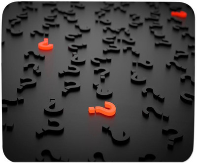 

GMX Cheap Mouse Pads for PC, Laptop Question Mark print for Daily use - mouse pads under 149 - S.No : 0498 Mousepad(Multicolor)