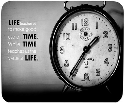 

GMX Mouse Pads for Laptop, Time Watch print for PC Computer, Gaming, Cheap price - S.No : 0401 Mousepad(Multicolor)