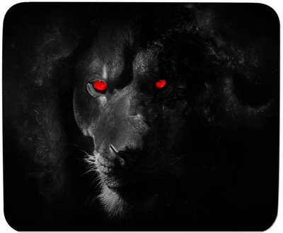 

GMX Mouse Pads for Computer, Laptop Red Eye Lion print for pc, gaming & work - Cheap mouse pads - S.No : 0480 Mousepad(Multicolor)