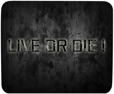 

GMX Mouse Pads for Laptop, Live or Die print for PC Computer, Gaming, Cheap price - S.No : 0301 Mousepad(Multicolor)