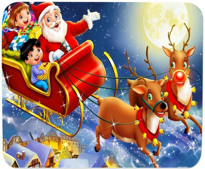 

GMX Mouse Pads for PC, Laptop Santa Claus print for Laptop Gaming - Mose pad under 200rs - S.No : 0389 Mousepad(Multicolor)