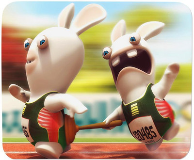 

GMX Cheap Mouse Pads for PC, Laptop rayman Raving Rabbids print for Daily use - mouse pads under 128 - S.No : 0288 Mousepad(Multicolor)