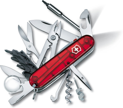 

Victorinox CyberTool Lite 12 Function Multi Utility Swiss Knife(Red)