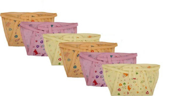 

yodream Newborn Hosiery cotton cloth nappies/Langot Adjustable (0-9 Months) Pack Of 06,Multicolor