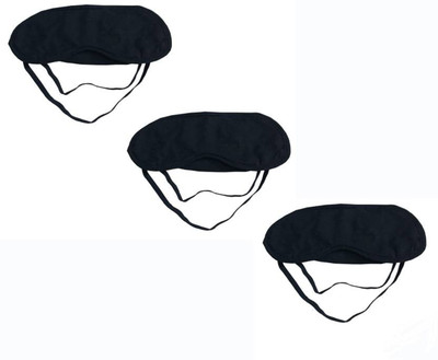soleil Eye Shade Nap Cover Travel Head Cover(black)