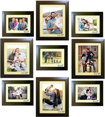

Trends on Wall Acrylic Photo Frame(Brown, 9 Photos)