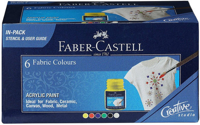 

Faber-Castell Fabric Color Bottle(Set of 1, Multicolor)