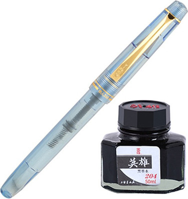 

Giftvenue Yiren 358 Green Transparent Ink Pen Gift Set with Free Hero Fountain Pen(Pack of 2)