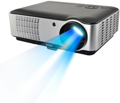 

toshani Ts03 best quality lcd lumens Best for School/Home/Office Presentations 2800 lm LCD Corded Portable Projector(Black)