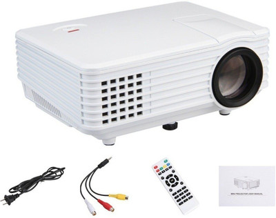 

toshani 800 lm LCD Corded Portable Projector(White)