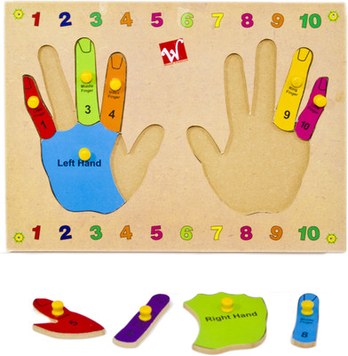 

Toyvala Pinewood Wooden Jigsaw Puzzle Board for Kids - Hand and finger - Learning & Educational Gift for Kids(12 Pieces)