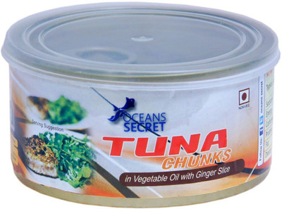 

Oceans Secret Tuna Chunks in Vegetable Oil with Ginger Slice (Pack of 4) 180 g