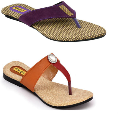 Indirang Women Multicolor Flats