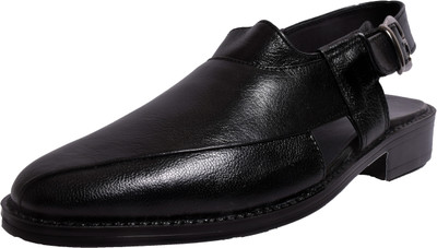 

Footsee Men Black Sandals