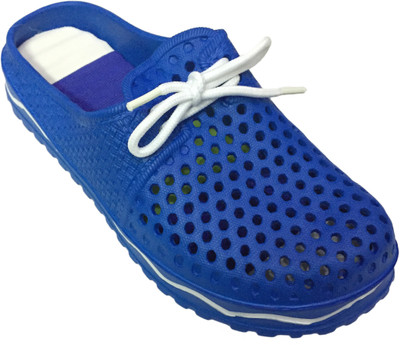 Solemate Women Blue Clogs