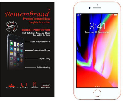 

Remembrand Impossible Screen Guard for Apple iPhone 8, Transparent