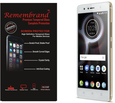 

Remembrand Impossible Screen Guard for Lenovo K8 Plus, Transparent
