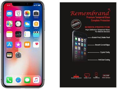 

Remembrand Impossible Screen Guard for Apple iPhone X, Transparent
