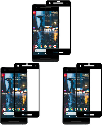 

Chappie Moustache Tempered Glass Guard for GOOGLE PIXEL 2, Black