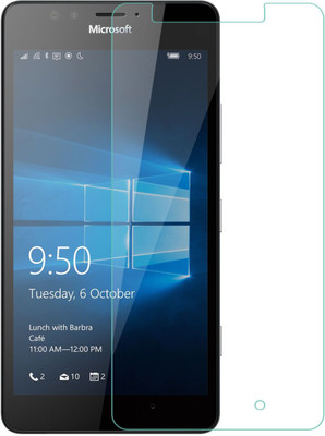 

Deer Tempered Glass Guard for Microsoft Lumia 950 Lumia 950 Dual SIM, Transparent