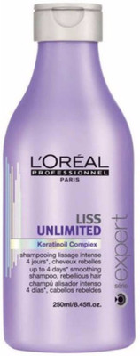 

L'Oreal Professional liss unlimited smoothening shampoo for rebellious hair 250ml(250 ml)