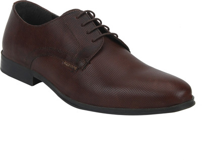 Red Tape Men Leather Formal Derby For Men(Brown