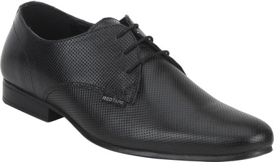 

Red Tape Men Leather Formal Derby For Men(Black