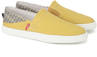 

Levi's Loch Slip On For Men(Multicolor, Mustard