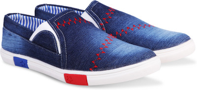 

Krafter Slip On Sneakers For Men(Blue