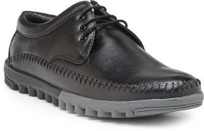 

Teakwood leather shoes Derby For Men(Black