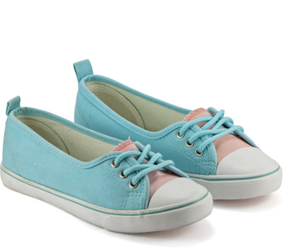 

DeVEE Inthus Fully Prepared Sky Blue - Pink Canvas Shoes For Women(Blue, Pink