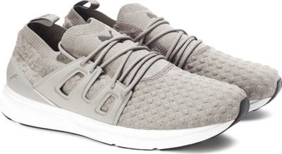 

Puma B.O.G Limitless Lo Bubble Knit Sneakers For Men(Grey, Rock ridge-falcon-puma white