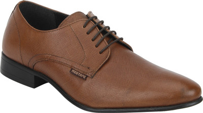 

Red Tape Men Leather Formal Derby For Men(Brown, Tan