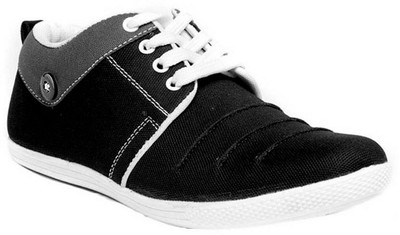 Shoe Island POPULAR Trending Denim Black Casual Sneakers For Men(Black