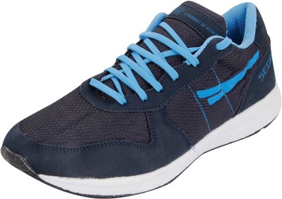 SEGA Men's Blue Walking Shoes For Men(Blue, Black , 8)