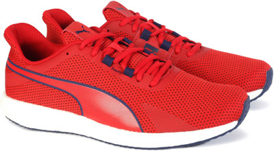 

Puma Mega NRGY Turbo Running Shoes For Men(Red, Toreador-blue depths