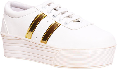 

Dicy Casual Stylish Look New Latest Fashionable Shoes For Women Sneakers For Women(White