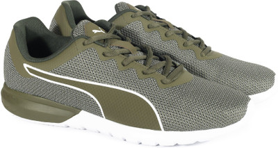 

Puma Vigor Running Shoes For Men(Multicolor, Olive night-puma white